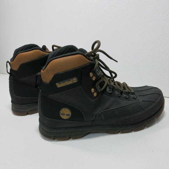 Timberland Light Soft Rubber Canvas Hiking Boots Shoes Footwear Men's Sz 9 - Picture 4 of 7
